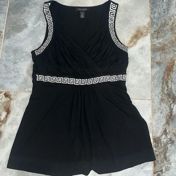 WHBM Black Sleeveless Top - Picture 1 of 8